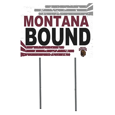Montana Grizzlies 18'' x 24'' Bound Yard Sign
