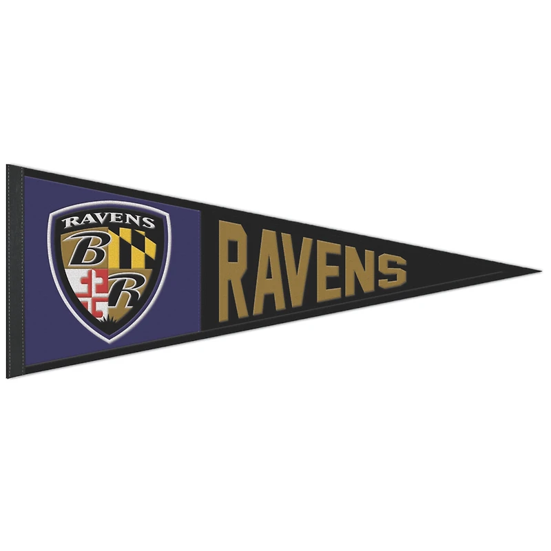 WinCraft Baltimore Ravens 13" x 32" Retro Logo Pennant