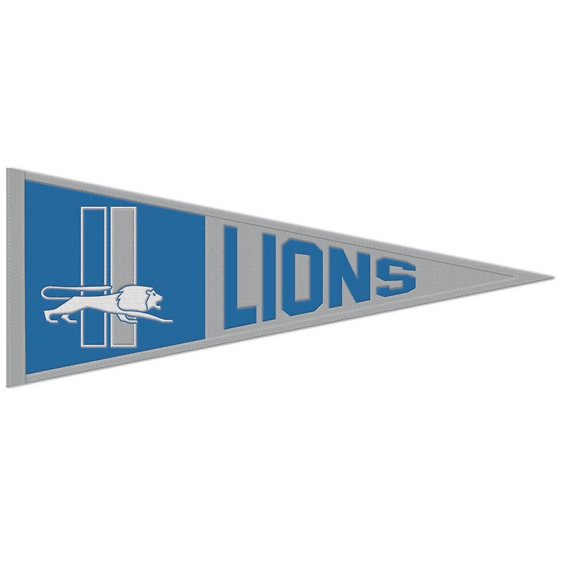WinCraft Detroit Lions 13" x 32" Retro Logo Pennant