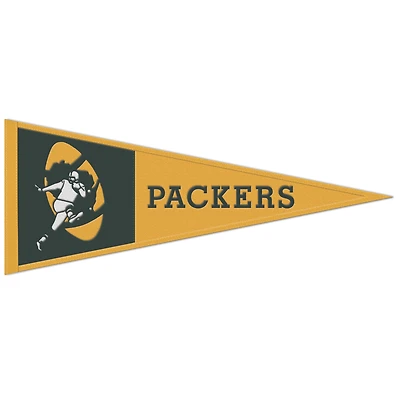 WinCraft Green Bay Packers 13" x 32" Retro Logo Pennant