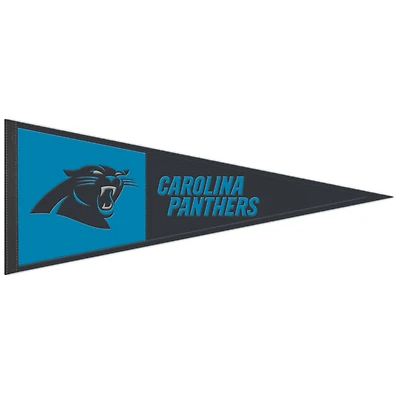 WinCraft Carolina Panthers 13" x 32" Wool Primary Logo Pennant