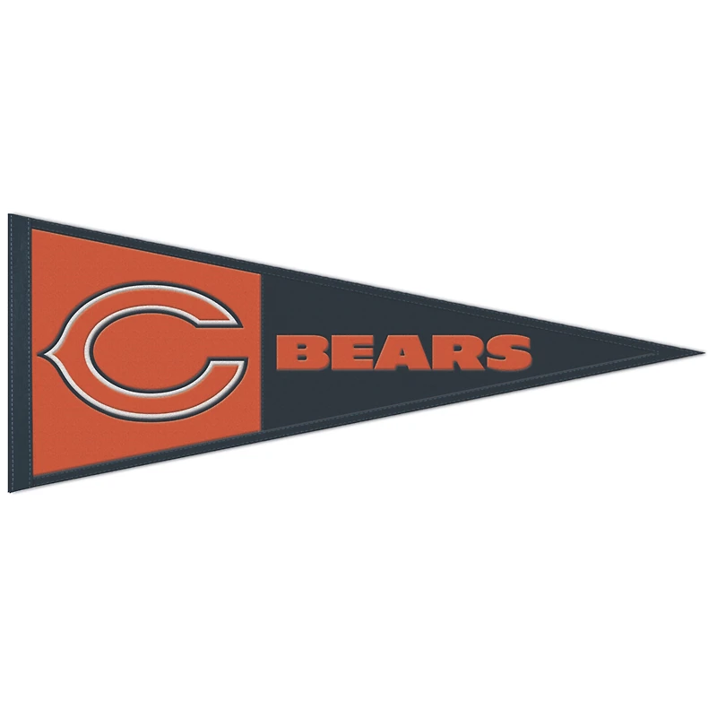 WinCraft Chicago Bears 13" x 32" Wool Primary Logo Pennant