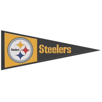 WinCraft Pittsburgh Steelers 13" x 32" Wool Primary Logo Pennant