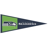 WinCraft Seattle Seahawks 13" x 32" Wool Primary Logo Pennant