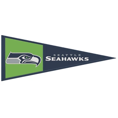 WinCraft Seattle Seahawks 13" x 32" Wool Primary Logo Pennant