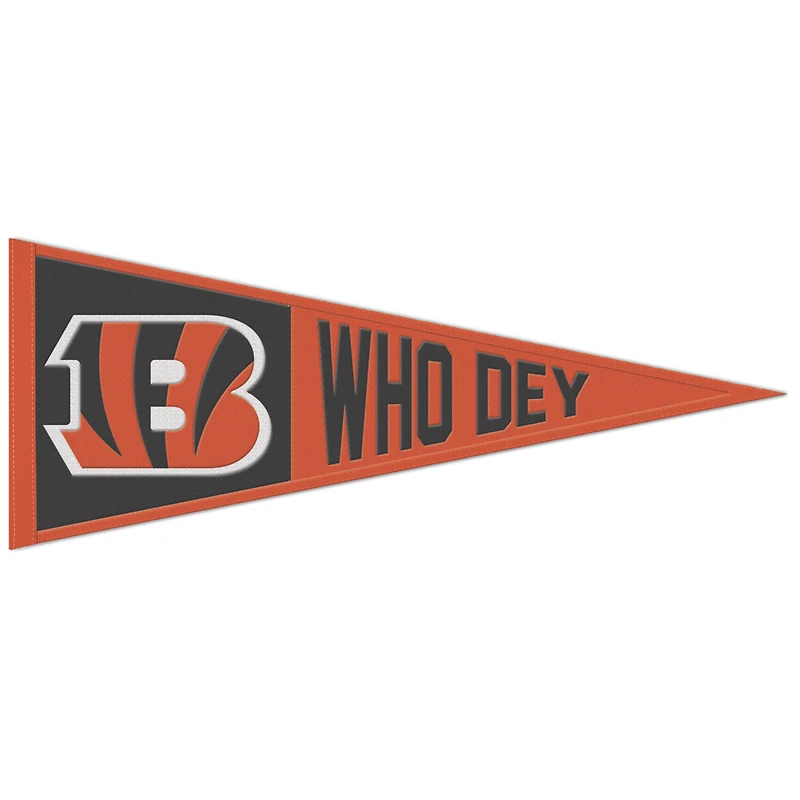 WinCraft Cincinnati Bengals 13" x 32" Slogan Pennant