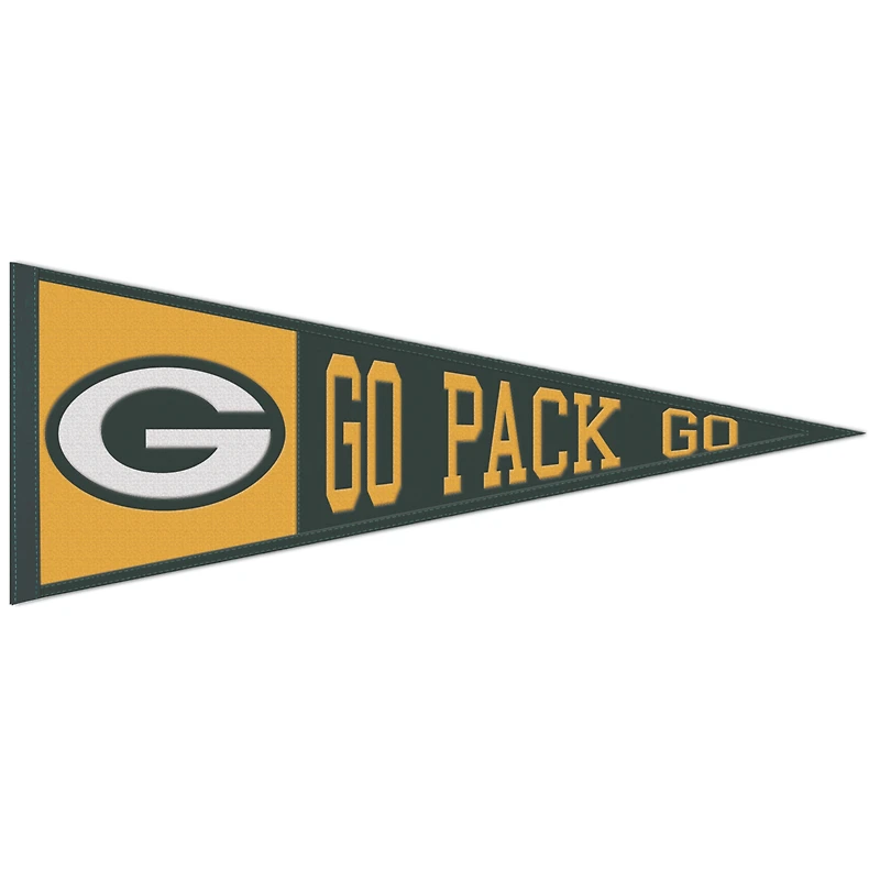 WinCraft Green Bay Packers 13" x 32" Slogan Pennant