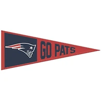 WinCraft New England Patriots 13" x 32" Slogan Pennant