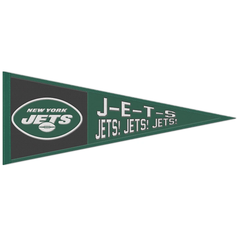 WinCraft New York Jets 13" x 32" Slogan Pennant