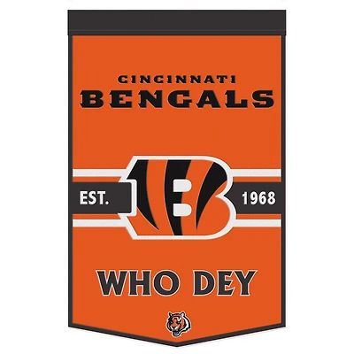 WinCraft Cincinnati Bengals 24" x 38" Primary Logo Banner