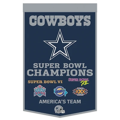 WinCraft Dallas Cowboys 24" x 38" Championship Banner