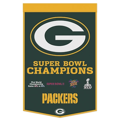 WinCraft Green Bay Packers 24" x 38" Championship Banner