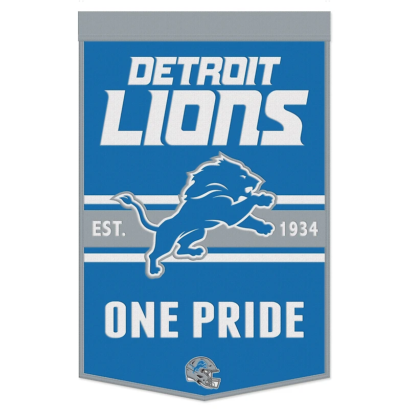 WinCraft Detroit Lions 24" x 38" Primary Logo Banner