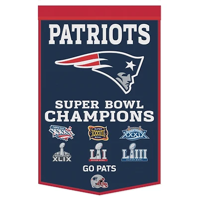 WinCraft New England Patriots 24" x 38" Championship Banner
