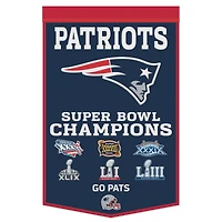 WinCraft New England Patriots 24" x 38" Championship Banner