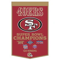 WinCraft San Francisco 49ers 24" x 38" Championship Banner