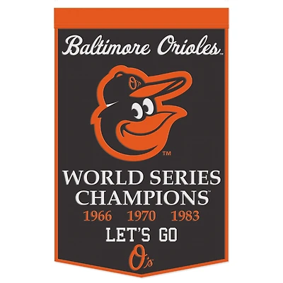 WinCraft Baltimore Orioles 24" x 38" Championship Banner