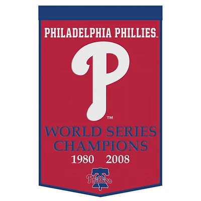 WinCraft Philadelphia Phillies 24" x 38" Championship Banner