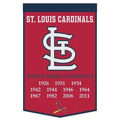 WinCraft St. Louis Cardinals 24" x 38" Championship Banner