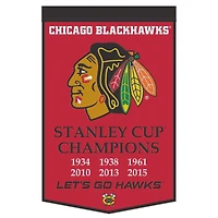 WinCraft Chicago Blackhawks 24" x 38" Championship Banner