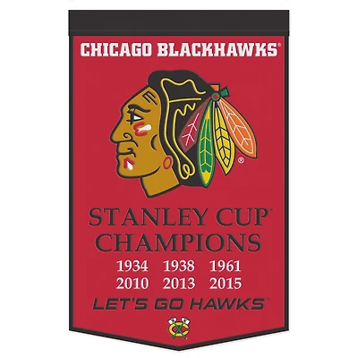 WinCraft Chicago Blackhawks 24" x 38" Championship Banner