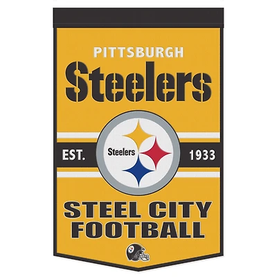 WinCraft Pittsburgh Steelers 24" x 38" Primary Logo Banner
