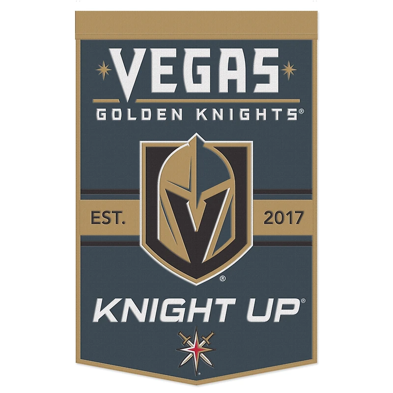 WinCraft Vegas Golden Knights 24" x 38" Primary Logo Banner