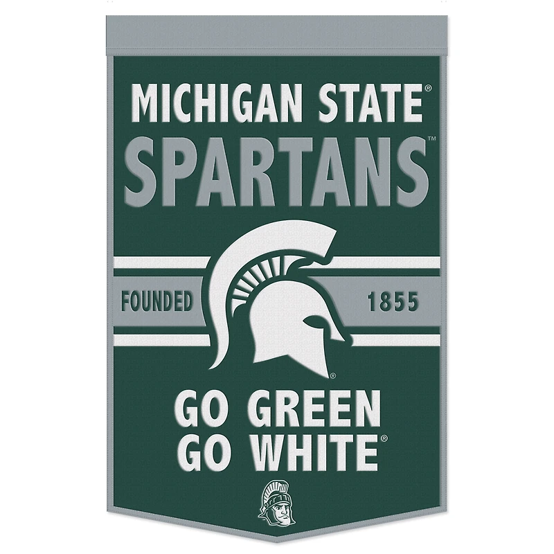 WinCraft Michigan State Spartans 24" x 38" Primary Logo Banner