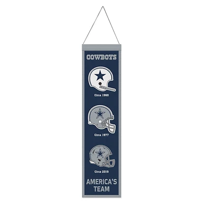 WinCraft Dallas Cowboys 8" x 32" Evolution Banner