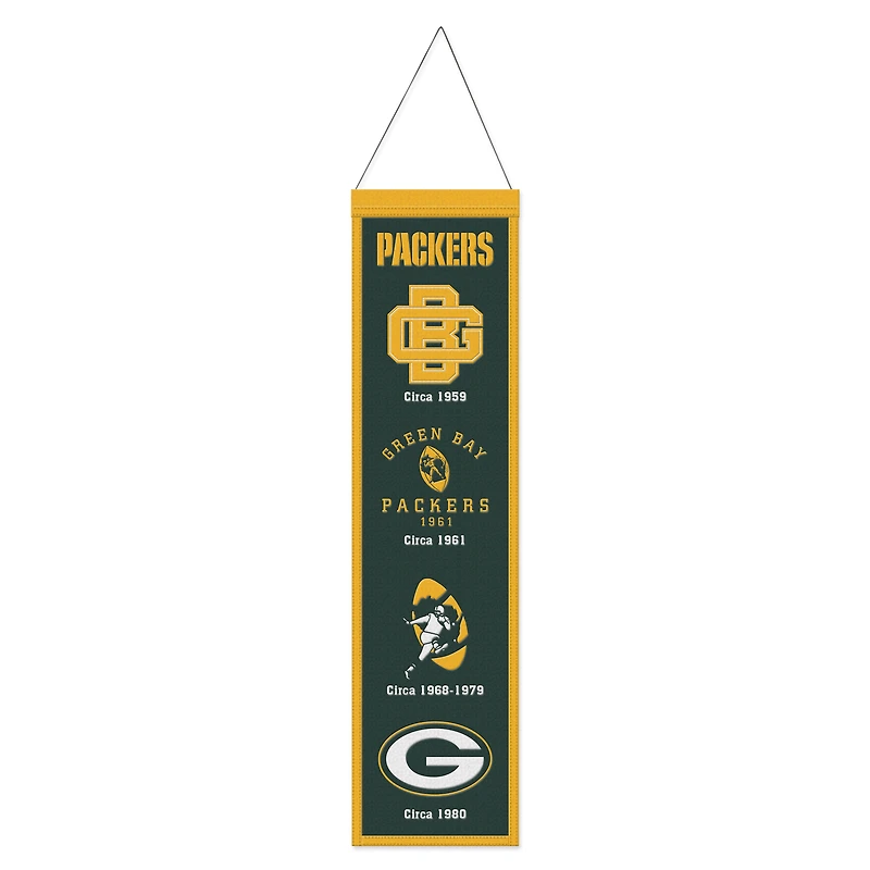 WinCraft Green Bay Packers 8" x 32" Evolution Banner