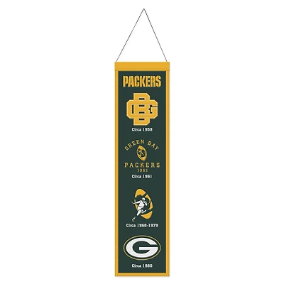 WinCraft Green Bay Packers 8" x 32" Evolution Banner