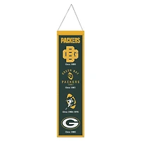 WinCraft Green Bay Packers 8" x 32" Evolution Banner