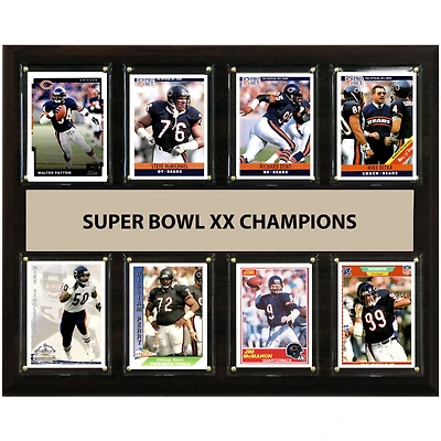 Chicago Bears Super Bowl XX Champions 12'' x 15'' Plaque