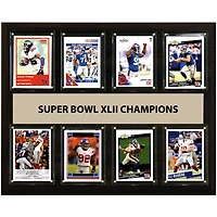 New York Giants Super Bowl XLII Champions 12'' x 15'' Plaque