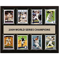 New York Yankees 2009 World Series Champions 12'' x 15'' Team Plaque