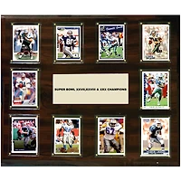 Dallas Cowboys Super Bowl XXVII XXVIII & XXX Champions 15'' x 18'' Plaque