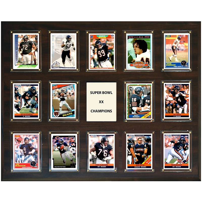 Chicago Bears Super Bowl XX Champions 16'' x 20'' Plaque