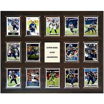 Seattle Seahawks Super Bowl XLVIII Champions 16'' x 20'' Plaque