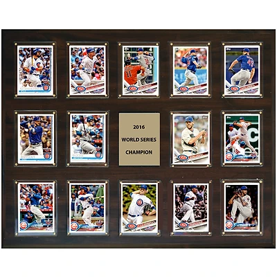 Chicago Cubs 2016 World Series Champions 16'' x 20'' Plaque