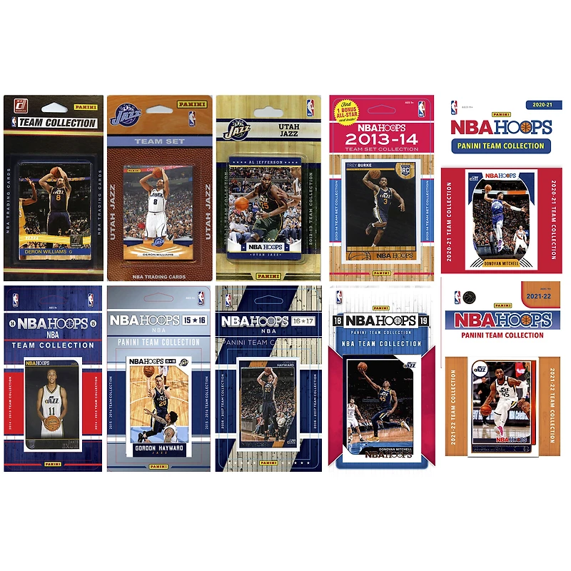 Utah Jazz Multi-Set Team Trading Cards