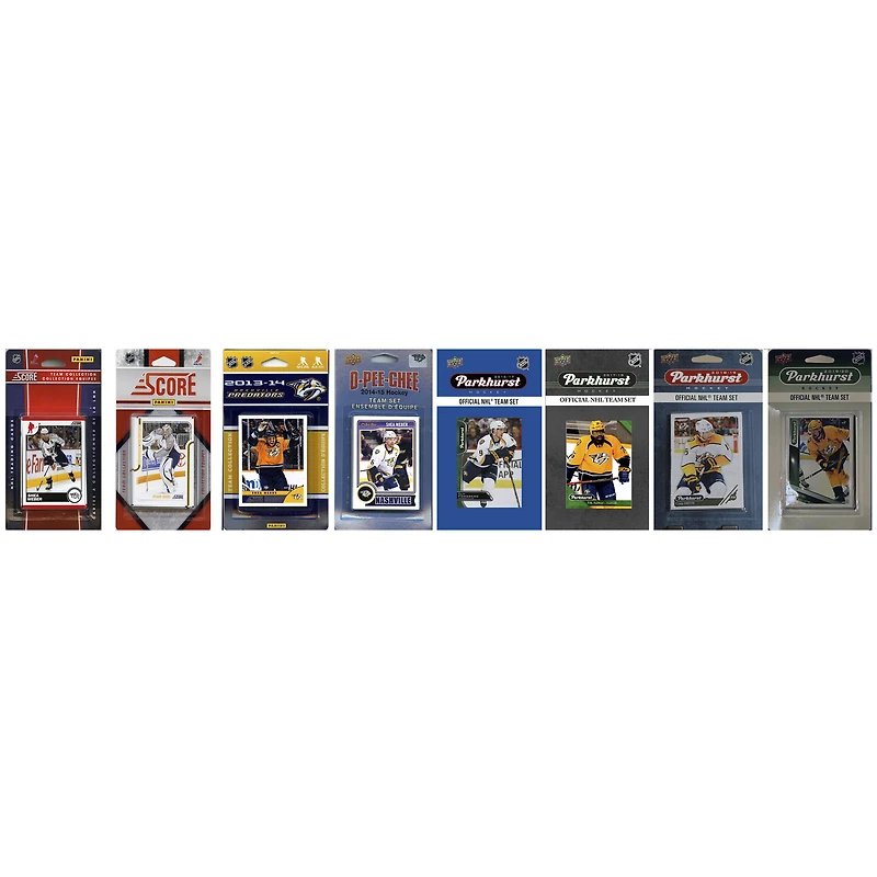 Nashville Predators Multi-Set Team Trading Cards