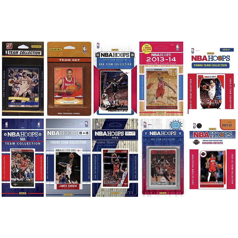 Houston Rockets Multi-Set Team Trading Cards
