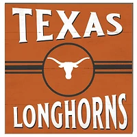 Texas Longhorns 10'' x 10'' Retro Team Sign