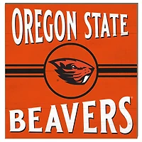 Oregon State Beavers 10'' x 10'' Retro Team Sign