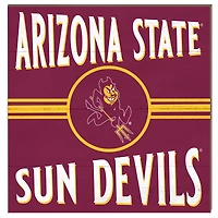 Arizona State Sun Devils 10'' x 10'' Retro Team Sign