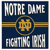 Notre Dame Fighting Irish 10'' x 10'' Retro Team Sign