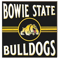 Bowie State Bulldogs 10'' x 10'' Retro Team Sign
