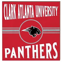 Clark Atlanta University Panthers 10'' x 10'' Retro Team Sign