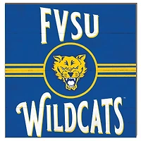 Fort Valley State Wildcats 10'' x 10'' Retro Team Sign