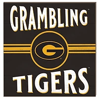 Grambling Tigers 10'' x 10'' Retro Team Sign